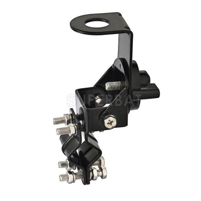 Superbat Vehicle CB Radio Antenna Rack Bar Mounting Bracket Mirror Mount for Car Truck CB Mobile Radio Amateur Radio,Fit UHF S0-239 Female Connector