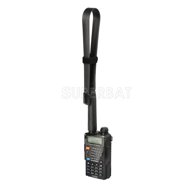 Superbat 136-520MHz Foldable CS Tactical SMA Female Ham Radio Antenna for Baofeng  Wouxun Handheld HT CB Radio Two Way Radio Walkie Talkie