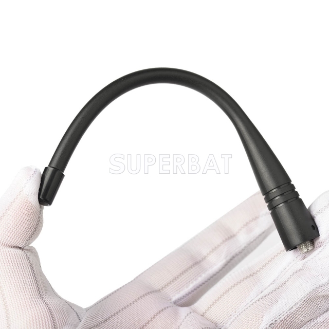 Superbat UHF 400-470Mhz Ham Radio SMA Female Soft Rubber Antenna for Baofeng  Puxing Wouxun Handheld HT CB Radio Two Way Radio Walkie Talkie