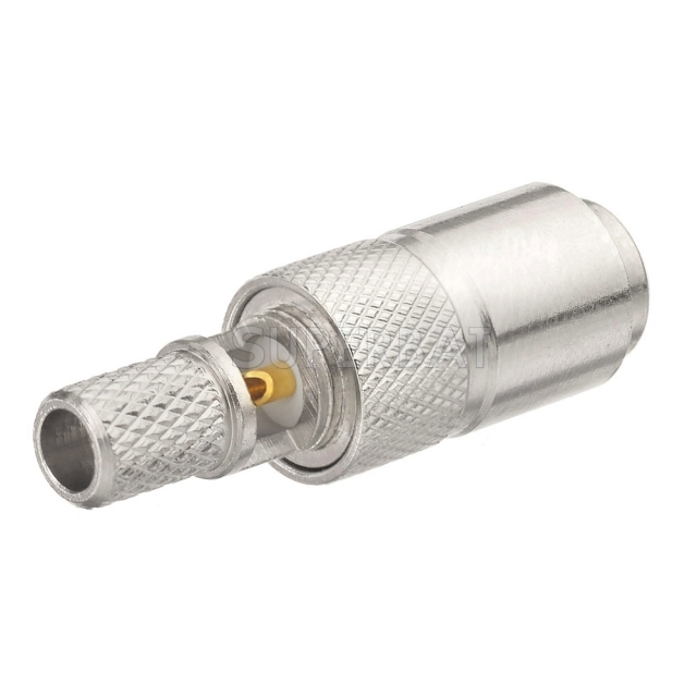 Superbat DIN 1.0/2.3 Male Crimp Solder Attachment 75 Ohm SDI Connector for Mini RG59 Belden Riser 1855A 6G-SDI 4K UHD HD Video Camera Coaxial Cable