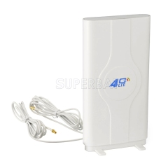 Superbat 4G LTE 8dBi Directional Dual TS9 MIMO Indoor Panel Antenna for 4G LTE Mobile WiFi Hotspot Router MiFi USB Modem