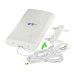 Superbat 4G LTE 8dBi Directional Dual TS9 MIMO Indoor Panel Antenna for 4G LTE Mobile WiFi Hotspot Router MiFi USB Modem