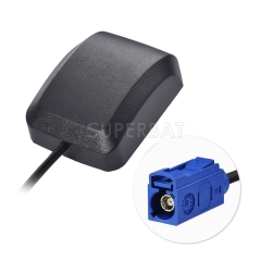 Superbat GPS Antenna FAKRA C 3M Antenna  for VW AUDI BMW Ford Benz GPS Navigation System