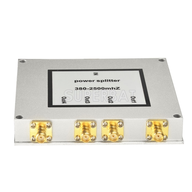 380-2500MHz 4-way Power Divider SMA female connector