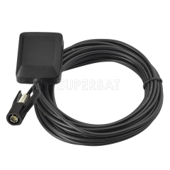 Superbat WICLIC GPS Active Magnetic base Antenna Aerial Connector Cable for Pioneer Beker GPS Navigation Receiver