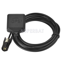 Superbat WICLIC GPS mini Magnetic base Antenna Aerial Connector Cable for Pioneer Beker GPS Navigation Receiver