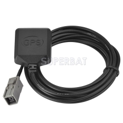 Superbat GT5-1S Jack GPS mini Magnetic base Antenna Aerial Connector Cable for Alpine Toyota Honda Nissan GPS Navigation Receiver