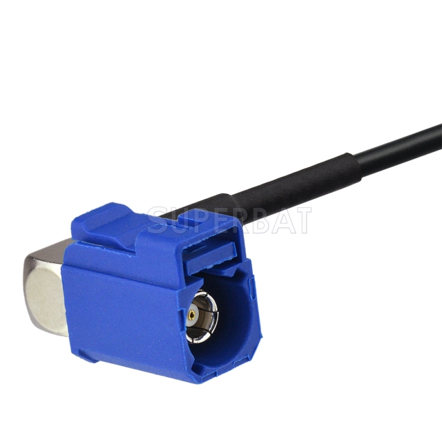Superbat Fakra C Jack GPS Active Magnetic base Magnetic base Antenna Aerial Connector Cable for VW AUDI BMW Ford Benz GPS Navigation System
