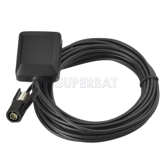 Superbat WICLIC GPS Active Magnetic base Antenna Aerial Connector Cable for Pioneer  Beker GPS Navigation Receiver