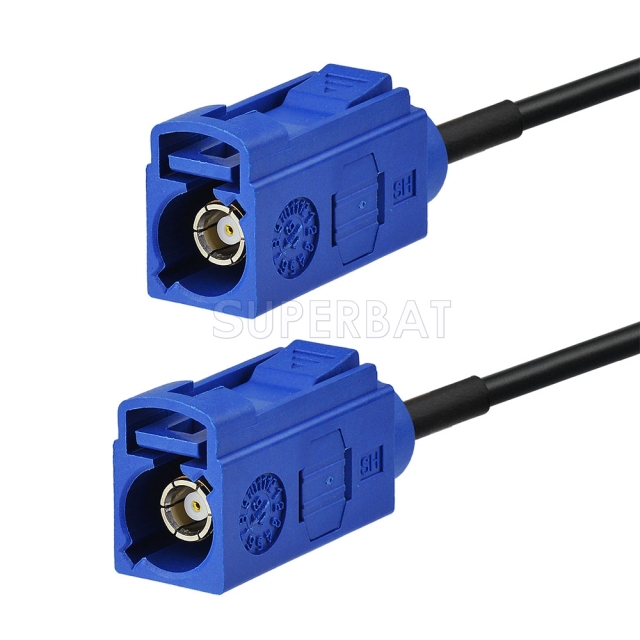 Superbat Fakra C Female to Fakra C Female RG174 GPS Extenstion Coax Cable for GPS Antenna