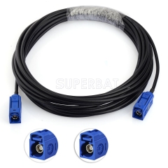 Superbat Fakra C Female to Fakra C Female RG174 GPS Extenstion Coax Cable for GPS Antenna