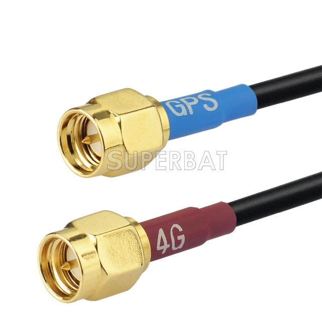 High Gain waterproof 4G LTE Antenna GPS Dual Band Navigation Combined Aerial With SMA Male Connector 20cm for Vehicle tracking Asset tracking