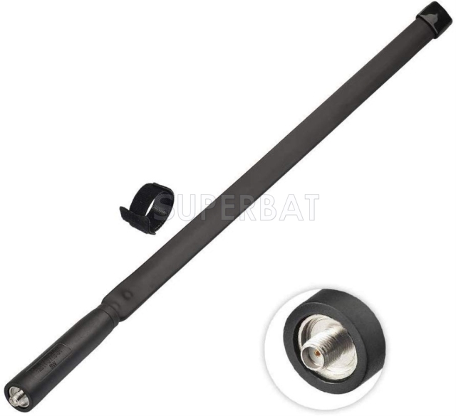 Dual Band VHF UHF 72cm Foldable CS Tactical SMA Female Ham Radio Antenna for Baofeng CB Ham Radio Two Way Radio Walkie Talkie
