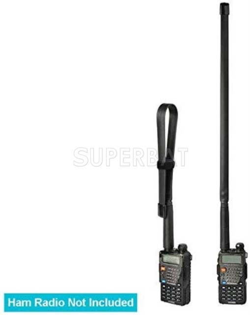 Dual Band VHF UHF 72cm Foldable CS Tactical SMA Female Ham Radio Antenna for Baofeng CB Ham Radio Two Way Radio Walkie Talkie