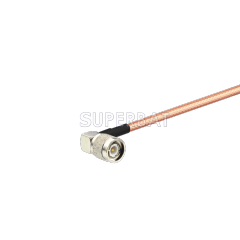 TNC Male to TNC Male Right Angle RG142 2 Meter GPS Antenna cable for Trimble 41300-02 GPS