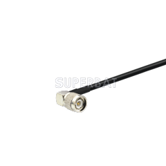 TNC Male Right Angle to TNC Male Right Angle KSR195 8 Meter GPS Antenna cable for Trimble 50449 GPS Antenna