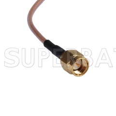 RF coaxial UHF Female SO239 to SMA Male Coax Connector Jumper RG316 Extension Cable-Ham Radio Antenna Wire for Baofeng Wouxun  Icom Yaesu