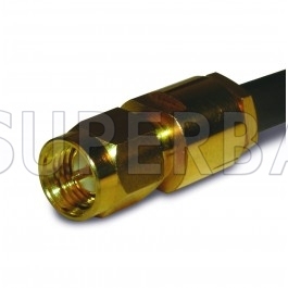 SMA Plug Male Clamp Straight Connector for RG58 KSR195