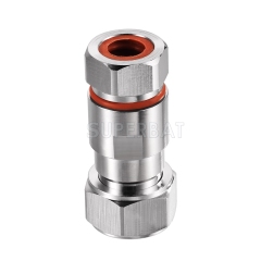 50 Ohm 4.3/10 Plug Straight Low PIM RF Connector for 1/2 inch Superflexible Cable