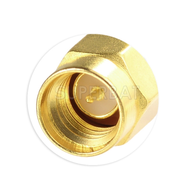 SSMA Plug Male Right Angle RF Connector for 0.086