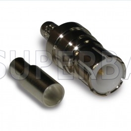 50 Ohm Superbat BNC Male Plug Straight Crimp Connector for RG-316 RG-174