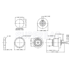 Superbat RF Connector BNC Straight Jack Female Bulkhead Solder Cup 50 Ohm