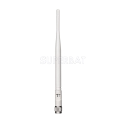 White 2.4GHz 5dBi Omni WIFI Antenna RP-TNC male for wireless router LinksysR