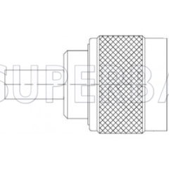 Superbat N Type Straight Crimp Plug 50 Ohm Connector for RG-141A Coax Cable