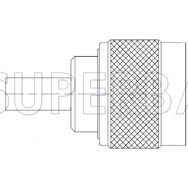 Superbat N Type Straight Crimp Plug 50 Ohm Connector for RG-141A Coax Cable