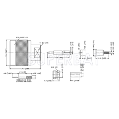 Superbat 50 Ohm N Type Plug Male Striaght Crimp Connector For RG-178 Coaxial Cable