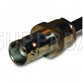 Superbat RF Connector BNC Straight Jack Female Clamp for LMR-195 KSR-195