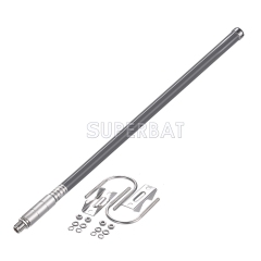 2.4GHz WiFi Antenna Omni Fiberglass Base Station Antenna Outdoor for Roof Monitoring System Wireless WiFi Signal Coverage