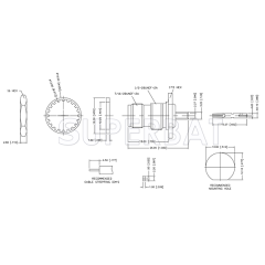 TNC Female Jack Solder Bulkhead Straight Connector 50 Ohm with O-ring for 0.085" Semi-Rigid Cable