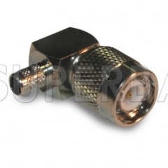 TNC Male Plug Right Angle Crimp Connector 50 Ohm for LMR-240