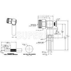 TNC Male Plug Right Angle Crimp Connector 50 Ohm for LMR-200
