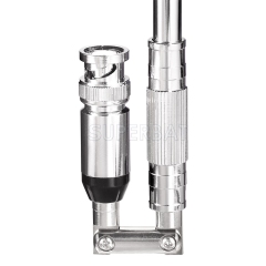 Superbat Telescopic BNC Male 76-108MHz Swivel Antenna for TV FM Radio Scanners Remote Receivers