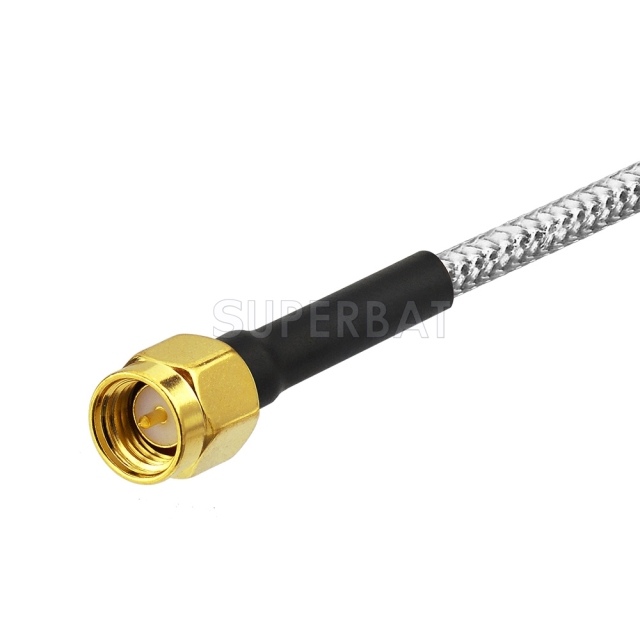 Wisdom Atsu 定制 Customized SMA male straight to stripped end pigtail cable RG402