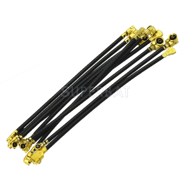 RF coaxial coax cable assembly MHF4 female to U.fl female with 1.13mm coax cable 15cm