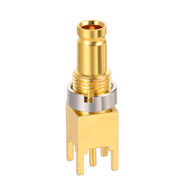 75 Ohm RF Connector 1.0/2.3(CC4/SSA) thru hole Jack Bulkhead Straight vertica