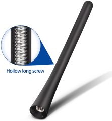 6.3 Inch Car AM FM Antenna mast with 3 adapter screws