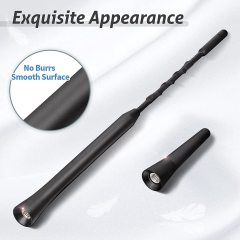 Superbat Mini Car Vehicle Antenna 6.5cm + 23cm FM DAB Radio Antenna Replacement pole for 2002-2019 Mini Cooper S Clubman Paceman Countryman 2008-2016 Smart Fortwo with M4 M5 M6 Screw Adapter