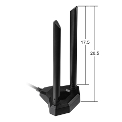 Eightwood Dual Band WiFi Antenna 2.4GHz 5GHz RP-SMA WiFi Antenna for PCI PCIe WiFi Wireless Network Router
