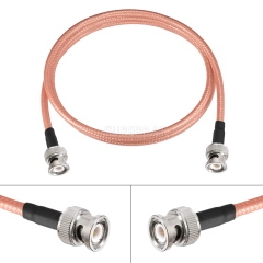 BNC Straight Plug to BNC Straight Plug RG400 30cm