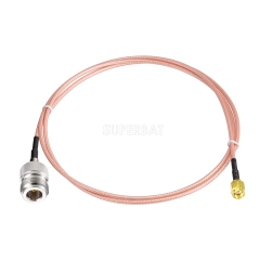 N Straight Jack to RP-SMA Straight Plug RG316 100cm