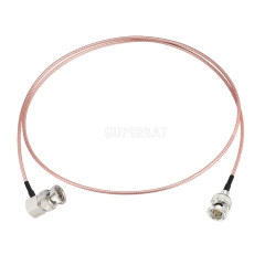 HD sdi video cable BNC male to BNC Plug Right Angle sdi video cable RG179 30cm 75ohm for Blackmagic Design URSA