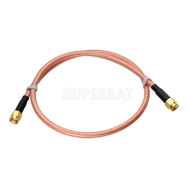 SMA Straight Plug to SMA Straight Plug RG400 30.5cm