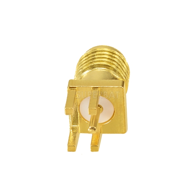 SMA Female socket Jack Edge PCB Mount Straight Connector