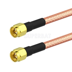 SMA Straight Plug to SMA Straight Plug RG142 150cm