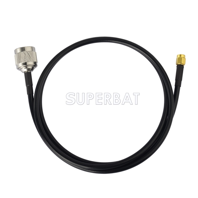 N Straight Plug to RP-SMA Straight Plug RG58 100cm
