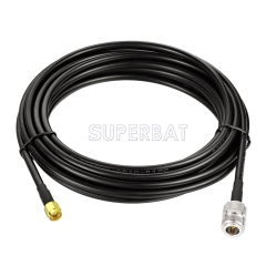 N Straight Jack to SMA Straight Plug LMR195 500cm